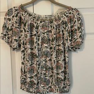 Floral Print Women's Top Lucky Brand XS
